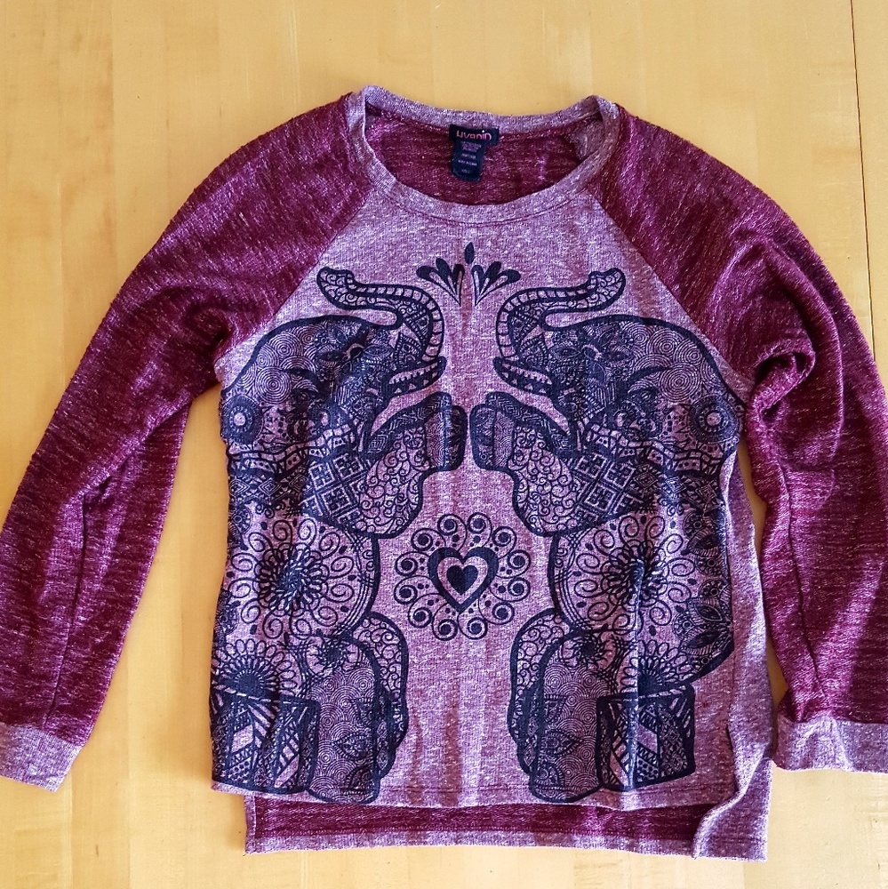 Hybrid elephant sweatshirt